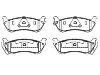 Bremsbelagsatz, Scheibenbremse Brake Pad Set:163 420 04 20