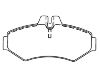 剎車片 Brake Pad Set:2D0 698 451 B