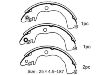 Kit machoire de frein Brake Shoe Set:NR4034