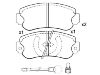 Brake Pad Set:001 769 91 00