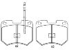 Brake Pad Set:431 698 151