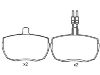 剎車(chē)片 Brake Pad Set:7 663 711