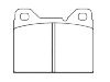 Plaquettes de frein Brake Pad Set:2 701 654