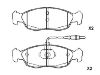 Plaquettes de frein Brake Pad Set:4251.03