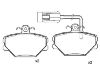 Plaquettes de frein Brake Pad Set:655799999