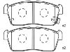 Pastillas de freno Brake Pad Set:04491-97217