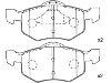 Plaquettes de frein Brake Pad Set:4 096 346