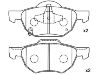 Plaquettes de frein Brake Pad Set:45022-SEA-E01