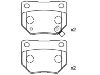 Plaquettes de frein Brake Pad Set:44060-04U86