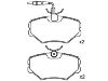 Plaquettes de frein Brake Pad Set:4250.98