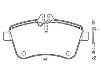 Plaquettes de frein Brake Pad Set:169 420 01 20